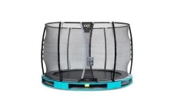 EXIT Elegant Premium Inground Trampoline Met Deluxe Veiligheidsnet 305 Blauw