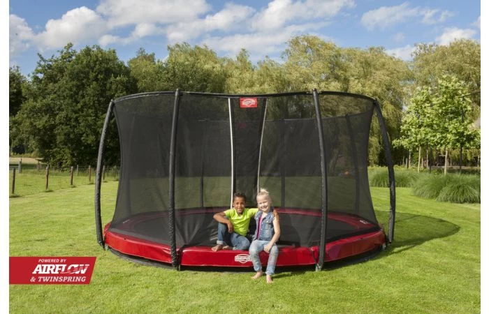 BERG Elite InGround 430 Grijs Levels + Veiligheidsnet Deluxe Xl 2 BERG Elite InGround 430 Grijs Levels + Veiligheidsnet Deluxe Xl - Afbeelding 2