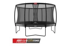 BERG Elite Regular 380 Grijs + Veiligheidsnet Deluxe