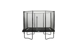 Salta Rechthoekige Trampoline 153x214 Met Net Black Edition Kleur Antraciet
