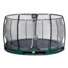 EXIT Elegant Premium Inground Trampoline Met Deluxe Veiligheidsnet 427 Groen