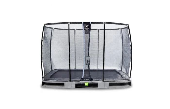 EXIT Elegant Premium Inground Trampoline Met Deluxe Veiligheidsnet 214x366 Grijs 1 EXIT Elegant Premium Inground Trampoline Met Deluxe Veiligheidsnet 214x366 Grijs