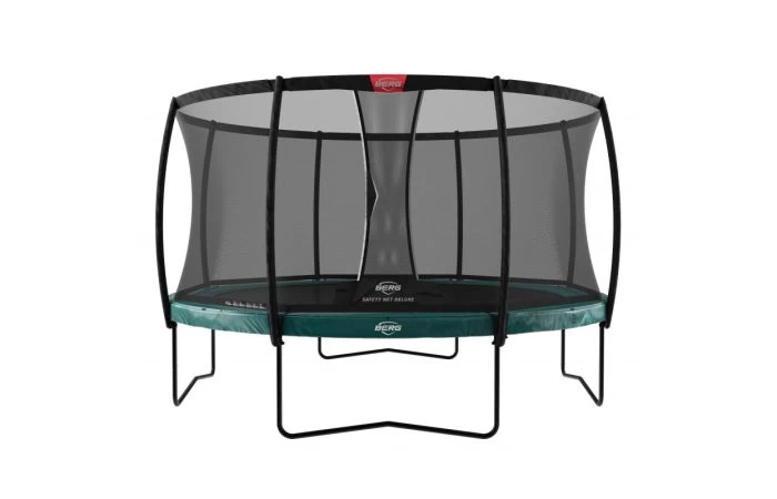 BERG Elite Regular 430 Trampoline Groen + Veiligheidsnet Deluxe 1 BERG Elite Regular 430 Trampoline Groen + Veiligheidsnet Deluxe