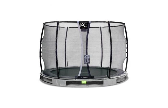 EXIT Elegant Premium Inground Trampoline Met Deluxe Veiligheidsnet 305 Grijs 1 EXIT Elegant Premium Inground Trampoline Met Deluxe Veiligheidsnet 305 Grijs