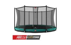 BERG Champion InGround 430 Groen + Veiligheidsnet Comfort