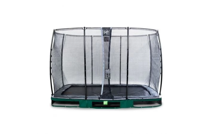 EXIT Elegant Inground Trampoline Met Economy Veiligheidsnet 214x366 Groen 1 EXIT Elegant Inground Trampoline Met Economy Veiligheidsnet 214x366 Groen