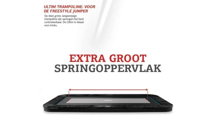 BERG Ultim Elite Regular 500x300 Grijs + Veiligheidsnet Deluxe Xl 7 BERG Ultim Elite Regular 500x300 Grijs + Veiligheidsnet Deluxe Xl - Afbeelding 7