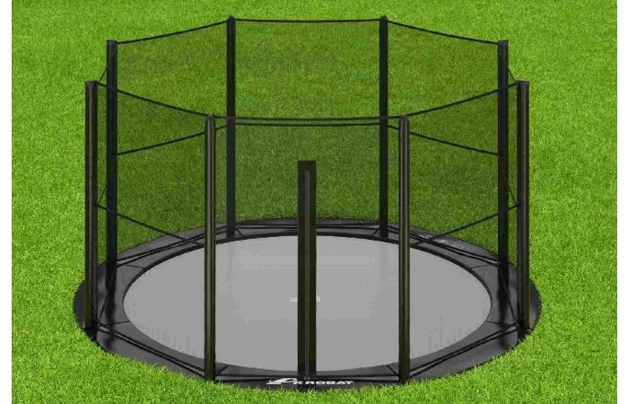 Akrobat Primus Flat To The Ground Trampoline Met Veiligheidsnet