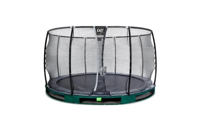 EXIT Elegant Premium Inground Trampoline Met Deluxe Veiligheidsnet 366 Groen 1 EXIT Elegant Premium Inground Trampoline Met Deluxe Veiligheidsnet 366 Groen