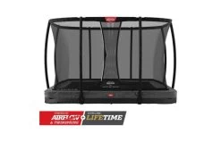 BERG Ultim Champion InGround 330x220 Grijs + Veiligheidsnet Deluxe
