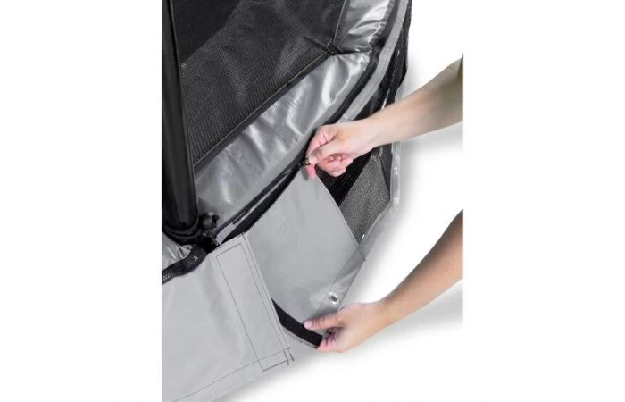 EXIT Elegant Premium Inground Trampoline Met Deluxe Veiligheidsnet 427 Grijs 4 EXIT Elegant Premium Inground Trampoline Met Deluxe Veiligheidsnet 427 Grijs - Afbeelding 4