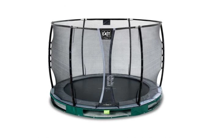 EXIT Elegant Premium Inground Trampoline Met Deluxe Veiligheidsnet 305 Groen 2 EXIT Elegant Premium Inground Trampoline Met Deluxe Veiligheidsnet 305 Groen - Afbeelding 2