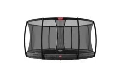 BERG Champion InGround 430 Grijs + Veiligheidsnet Deluxe