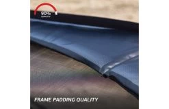 BERG Sports Ultim Champion FlatGround Trampoline 500 Grijs + AeroWall 6 BERG Sports Ultim Champion FlatGround Trampoline 500 Grijs + AeroWall -Beste Trampoline Winkel berg elite flatground padding trampoline cover 1 1