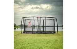 BERG Ultim Champion FlatGround 500 Grijs + Veiligheidsnet Deluxe XL -Beste Trampoline Winkel berg ultim champion flatground snd xl 1500x1500 m1