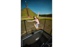 BERG Ultim Champion Regular 500 Zwart + Veiligheidsnet Deluxe XL -Beste Trampoline Winkel berg ultim champion regular hr m2 1