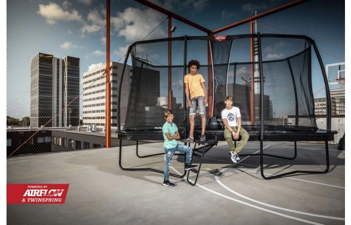 BERG Ultim Elite Regular 500x300 Zwart + Veiligheidsnet Deluxe Xl 2 BERG Ultim Elite Regular 500x300 Zwart + Veiligheidsnet Deluxe Xl - Afbeelding 2