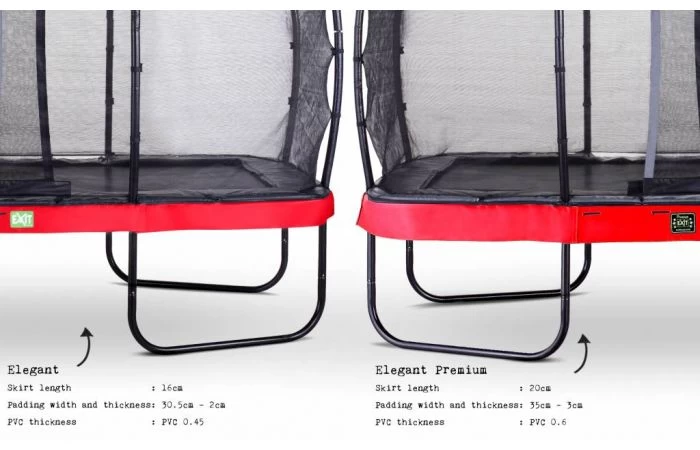 EXIT Elegant Premium Met Deluxe Veiligheidsnet 244x427 Rood 7 EXIT Elegant Premium Met Deluxe Veiligheidsnet 244x427 Rood - Afbeelding 7