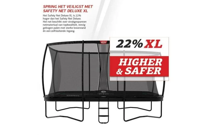 BERG Ultim Elite Regular 500x300 Grijs + Veiligheidsnet Deluxe Xl 8 BERG Ultim Elite Regular 500x300 Grijs + Veiligheidsnet Deluxe Xl - Afbeelding 8