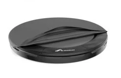 Akrobat Afdekhoes Flat To The Ground Trampoline 430 Grijs -Beste Trampoline Winkel cover inground aboveground round black 3