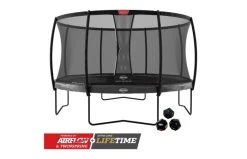 BERG Elite Regular 430 Grijs Levels + Veiligheidsnet Deluxe