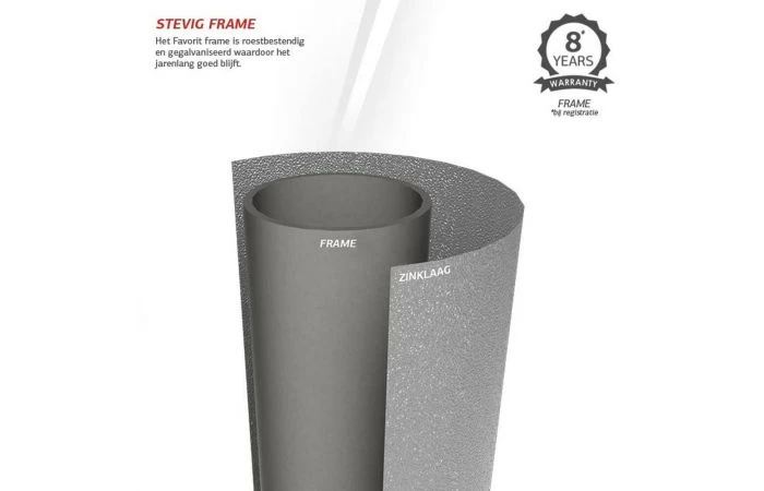 BERG Favorit Regular 270 Grijs + Veiligheidsnet Comfort 3 BERG Favorit Regular 270 Grijs + Veiligheidsnet Comfort - Afbeelding 3