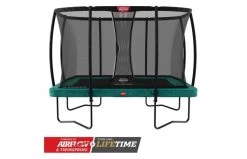 BERG Ultim Champion Regular 330x220 Groen + Veiligheidsnet Deluxe