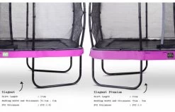 EXIT Elegant Trampoline Met Economy Veiligheidsnet 244x427 Paars -Beste Trampoline Winkel d6d669e5664fce342b6635129af3532a23f65b4400bb3e2e110473e9e8b52a1b