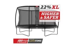 BERG Grand Elite Regular 520x345 Grijs + Veiligheidsnet Deluxe Xl