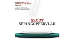 BERG Grand Champion InGround 520x345 Groen + Veiligheidsnet Deluxe Xl -Beste Trampoline Winkel d857d660b22990d15662c039b9951c3b4ad1d95aae7e14cd78bd04a0f92b60d1