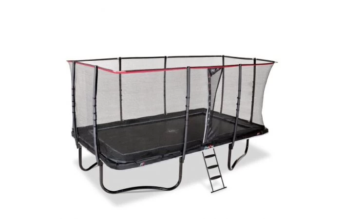 EXIT PeakPro Trampoline Met Veiligheidsnet 305x519 Zwart 3 EXIT PeakPro Trampoline Met Veiligheidsnet 305x519 Zwart - Afbeelding 3