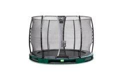 EXIT Elegant Inground Trampoline Met Economy Veiligheidsnet 305 Groen