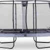 EXIT Elegant Premium Trampoline Met Deluxe Veiligheidsnet 244x427 Grijs