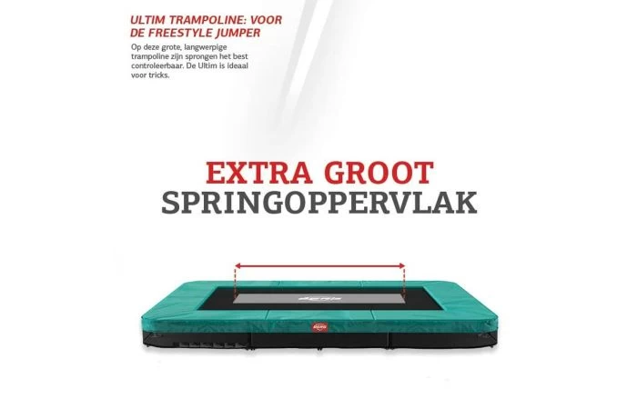 BERG Ultim Favorit Regular 330 Zwart + Veiligheidsnet Comfort 3 BERG Ultim Favorit Regular 330 Zwart + Veiligheidsnet Comfort - Afbeelding 3