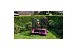 EXIT Silhouette Inground Trampoline Met Veiligheidsnet 153x214 Roze -Beste Trampoline Winkel exit silhouette inground trampoline 153x214cm met veiligheidsnet roze 9 1
