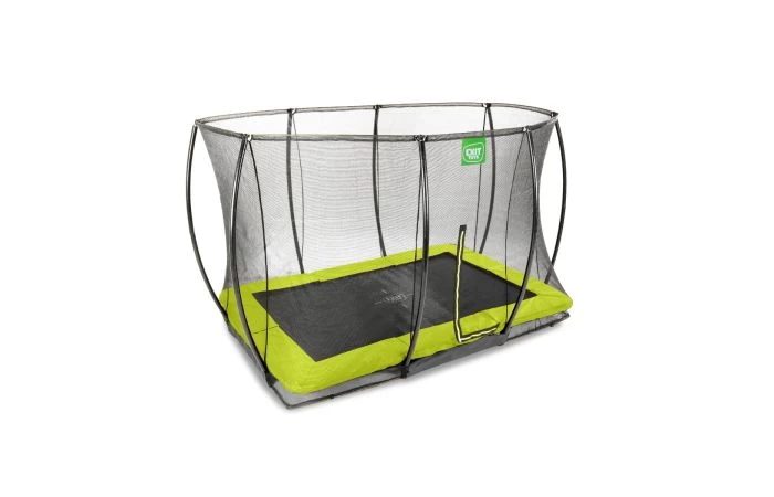 EXIT Silhouette Inground Trampoline Met Veiligheidsnet 214x305 Groen 3 EXIT Silhouette Inground Trampoline Met Veiligheidsnet 214x305 Groen - Afbeelding 3
