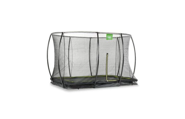 EXIT Silhouette Inground Trampoline Met Veiligheidsnet 214x305 Zwart 2 EXIT Silhouette Inground Trampoline Met Veiligheidsnet 214x305 Zwart - Afbeelding 2