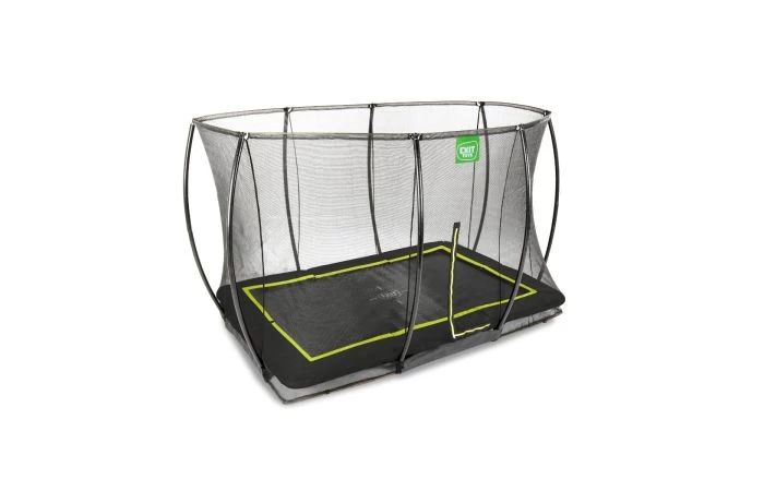 EXIT Silhouette Inground Trampoline Met Veiligheidsnet 214x305 Zwart 3 EXIT Silhouette Inground Trampoline Met Veiligheidsnet 214x305 Zwart - Afbeelding 3