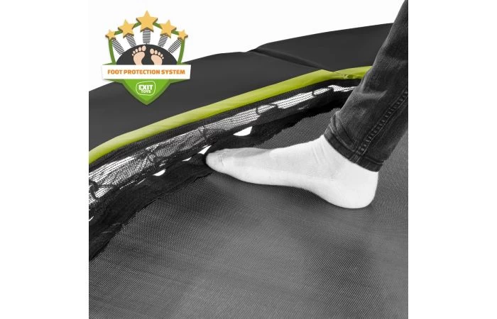 EXIT Silhouette Inground Trampoline Met Veiligheidsnet 214x305 Zwart 9 EXIT Silhouette Inground Trampoline Met Veiligheidsnet 214x305 Zwart - Afbeelding 9