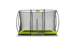 EXIT Silhouette Inground Trampoline Met Veiligheidsnet 244x366 Groen