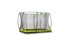 EXIT Silhouette Inground Trampoline Met Veiligheidsnet 244x366 Groen 11 EXIT Silhouette Inground Trampoline Met Veiligheidsnet 244x366 Groen -Beste Trampoline Winkel exit silhouette inground trampoline 244x366cm met veiligheidsnet groen 1