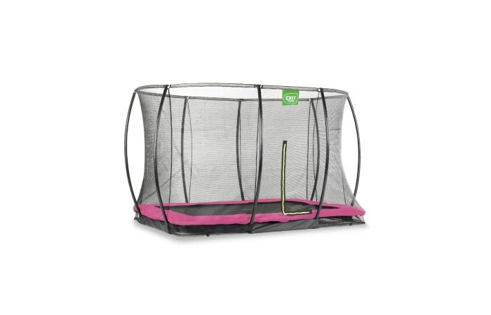 EXIT Silhouette Inground Trampoline Met Veiligheidsnet 244x366 Roze 2 EXIT Silhouette Inground Trampoline Met Veiligheidsnet 244x366 Roze - Afbeelding 2