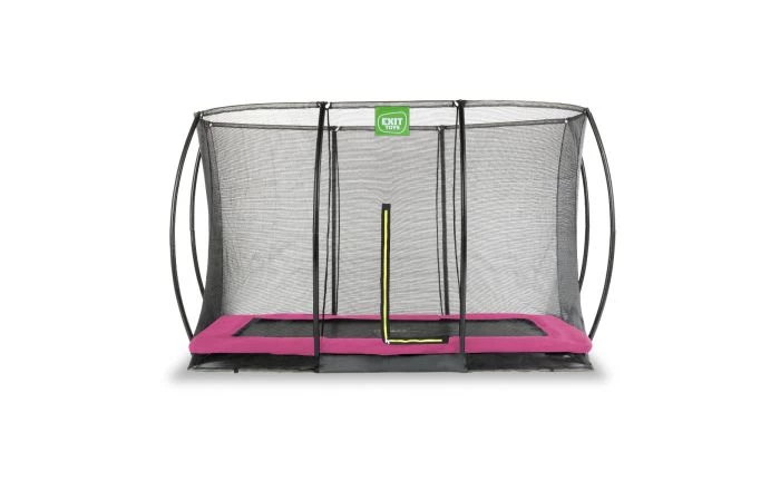 EXIT Silhouette Inground Trampoline Met Veiligheidsnet 244x366 Roze 1 EXIT Silhouette Inground Trampoline Met Veiligheidsnet 244x366 Roze