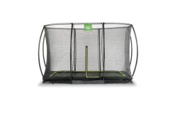 EXIT Silhouette Inground Trampoline Met Veiligheidsnet 244x366 Zwart