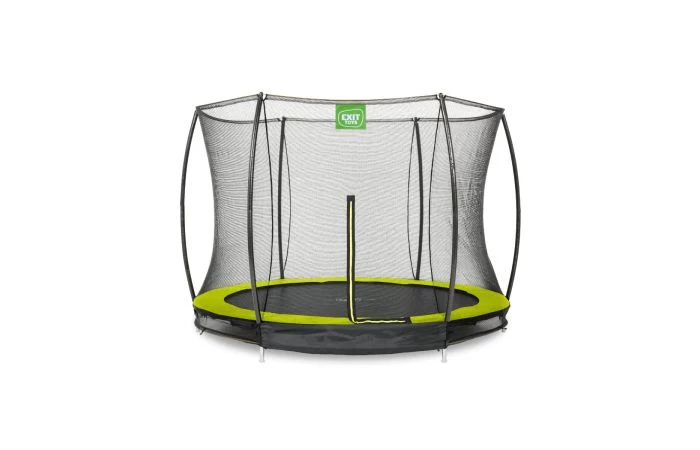 EXIT Silhouette Inground Trampoline Met Veiligheidsnet 244 Groen 1 EXIT Silhouette Inground Trampoline Met Veiligheidsnet 244 Groen
