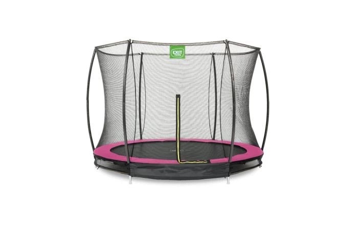 EXIT Silhouette Inground Trampoline Met Veiligheidsnet 305 Roze 1 EXIT Silhouette Inground Trampoline Met Veiligheidsnet 305 Roze