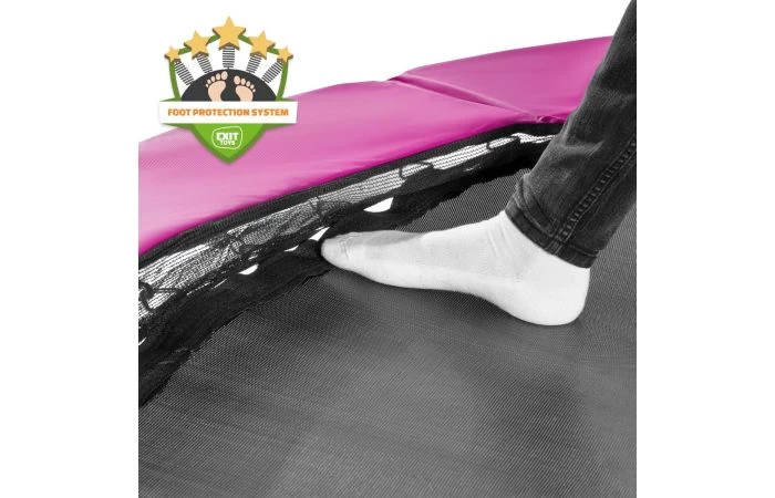 EXIT Silhouette Inground Trampoline Met Veiligheidsnet 305 Roze 2 EXIT Silhouette Inground Trampoline Met Veiligheidsnet 305 Roze - Afbeelding 2