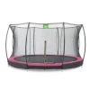 EXIT Silhouette Inground Trampoline Met Veiligheidsnet 366 Roze