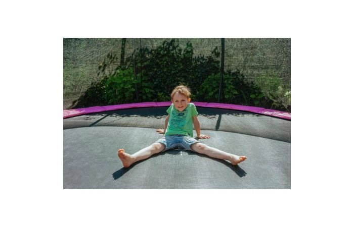 EXIT Silhouette Inground Trampoline Met Veiligheidsnet 366 Roze 7 EXIT Silhouette Inground Trampoline Met Veiligheidsnet 366 Roze - Afbeelding 7