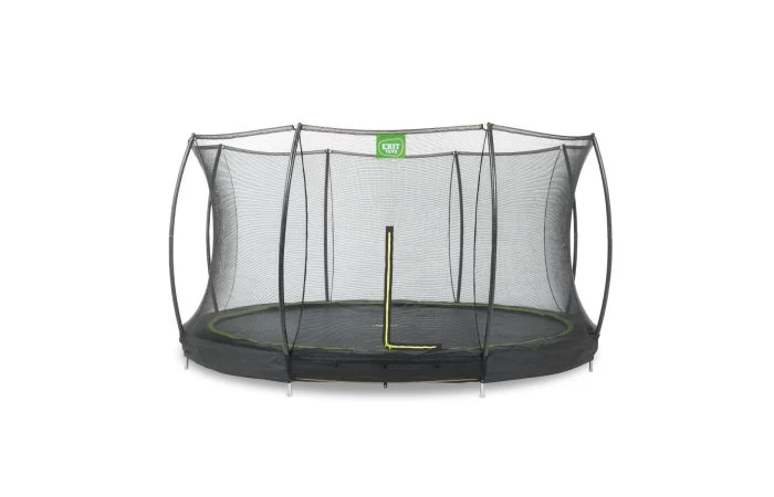 EXIT Silhouette Inground Trampoline Met Veiligheidsnet 366 Zwart 1 EXIT Silhouette Inground Trampoline Met Veiligheidsnet 366 Zwart